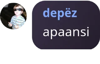 Sticker from depez cinta