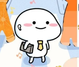 👨‍💼 emoji 🥳 Quby  By ->> ❤️ @stickersbag Telegram sticker 22 of 41