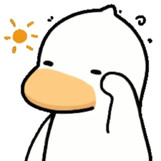 🥱 emoji 诗霓❤️｜鸭仔仔 Telegram sticker 8 of 16