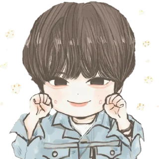 ☺️ emoji jjh fanart by @stikerfanart Telegram sticker 19 of 31