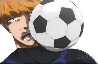 ⚽️ emoji Blue Lock @Y2LAB Telegram sticker 23 of 31