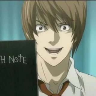 💡 emoji Light Yagami || @Shrlck_hlms Telegram sticker 16 of 30