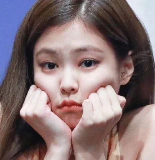 😍 emoji Jennie cute @aesthaticgirll Telegram sticker 11 of 35