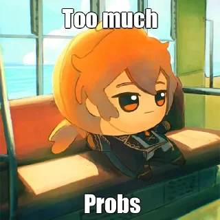 🤔 emoji 𝗚 𝗢 𝗝 𝗢 [ 月 ]s @BleachGC Telegram sticker 6 of 120