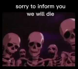 Sticker from Skeleton sticker
