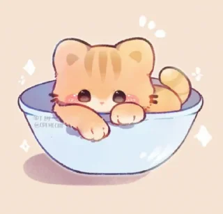 🌸 emoji @Opstickerpacks 😻 cute cats ✨ Telegram sticker 9 of 40