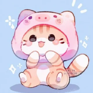 🌸 emoji @Opstickerpacks 😻 cute cats ✨ Telegram sticker 1 of 40