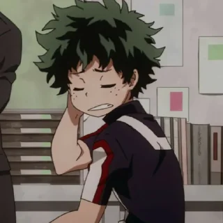 🥦 emoji Midoriya ~ @shortcakev Telegram sticker 24 of 36