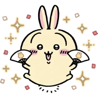 💬 emoji 黃屁股兔兔 Telegram sticker 15 of 30
