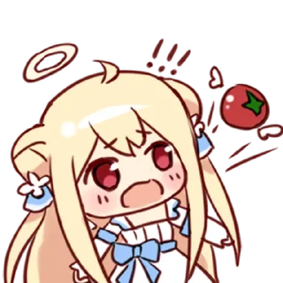🍅 emoji 是沙月月 By.匣子 @limeSticker Telegram sticker 15 of 85