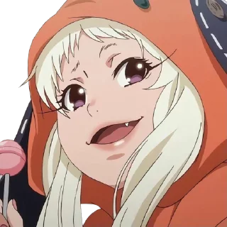 😄 emoji Kakegurui ➜ @animee_stickers Telegram sticker 13 of 65