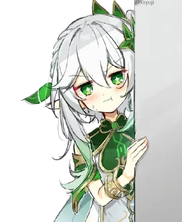 👀 emoji Nahida • @xxyuji • @Grup_Anime_Chat Telegram sticker 6 of 80