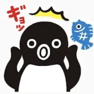 😱 emoji Penguin Telegram sticker 5 of 52