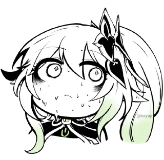 🙄 emoji Nahida • @xxyuji • @Grup_Anime_Chat Telegram sticker 24 of 80
