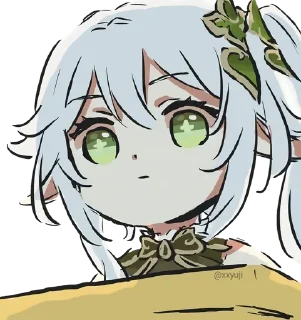 😕 emoji Nahida • @xxyuji • @Grup_Anime_Chat Telegram sticker 10 of 80