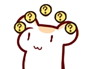 ❓ emoji Bison仓鼠 Telegram sticker 8 of 33