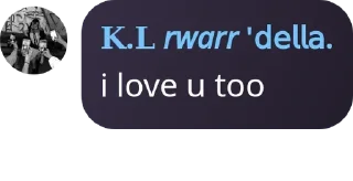 Sticker from love u