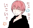 😊 emoji YANDERE BOYS @stickerscar Telegram sticker 7 of 40