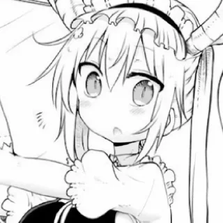 🧃 emoji Kobayashi Tohru @yoasobihelp Telegram sticker 18 of 71