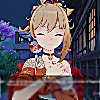 🌻 emoji ᜊ( yoimiya @fckmne @dirgantaryuu𖦹 )ᜊ Telegram sticker 6 of 115
