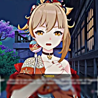 🌻 emoji ᜊ( yoimiya @fckmne @dirgantaryuu𖦹 )ᜊ Telegram sticker 10 of 115