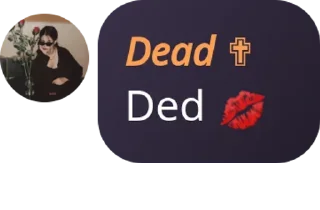 ❤️ emoji Dead Telegram sticker 16 of 64
