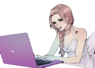 💻 emoji Manhwa Pack Telegram sticker 3 of 89