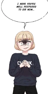 👊 emoji Manhwa Pack Telegram sticker 8 of 89