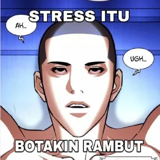 😐 emoji Manhwa meme by@karinanimeh Telegram sticker 12 of 30