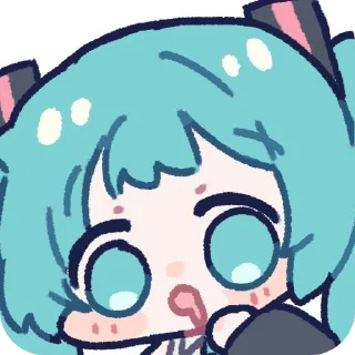 🐱 emoji mikumiku @Man5say Telegram sticker 16 of 65