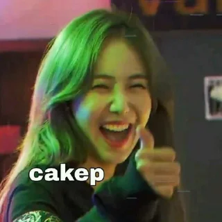 🙈 emoji Meme Gfriend by @Gfriend_Yeochin Telegram sticker 24 of 25