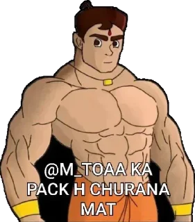 Sticker from Chhota Bheem pack by @M_TOAA