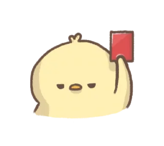 🐤 emoji ✧ @STRAWBERRYHOLIC : Lovely Ppittoo Telegram sticker 21 of 24