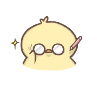 🐤 emoji ✧ @STRAWBERRYHOLIC : Lovely Ppittoo Telegram sticker 16 of 24
