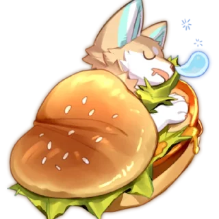 😪 emoji 香草冰激凌 Telegram sticker 16 of 43