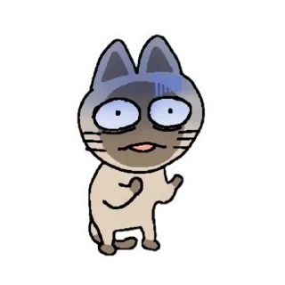 🙀 emoji 暹罗厘普 更多贴纸 @riridoafflinks Telegram sticker 19 of 63