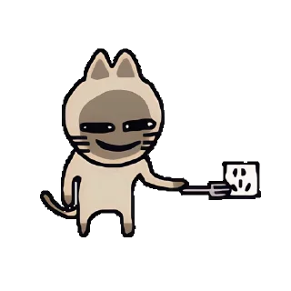🍴 emoji 暹罗厘普 动态版 更多贴纸在 @riridoafflinks Telegram sticker 8 of 33