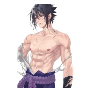 😄 emoji Uchiha Sasuke Telegram sticker 22 of 23