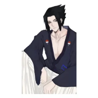 😄 emoji Uchiha Sasuke Telegram sticker 19 of 23