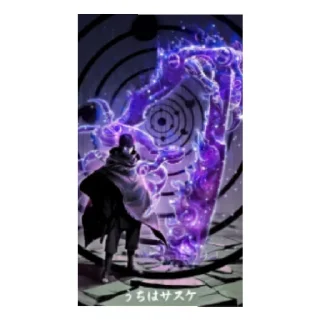 😄 emoji Uchiha Sasuke Telegram sticker 18 of 23