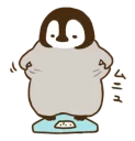 😐 emoji Cute Penguin 2 Telegram sticker 19 of 40