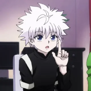 💭 emoji Killua Zoldyck — @StickerAnimesp Telegram sticker 7 of 50