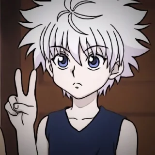 💭 emoji Killua Zoldyck — @StickerAnimesp Telegram sticker 23 of 50