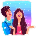 Sticker from U & Me