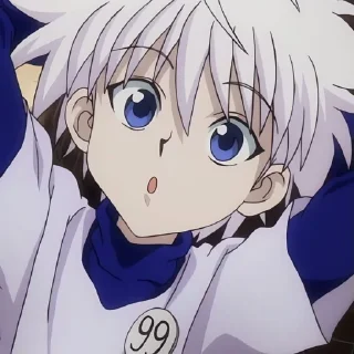 💭 emoji Killua Zoldyck — @StickerAnimesp Telegram sticker 19 of 50