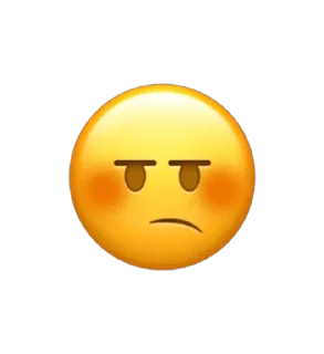 😕 emoji ⍯  𝐞𝐦𝐨𝐣𝐢 ‧໋݊   ⸒↬ @bumbblevil Telegram sticker 14 of 48