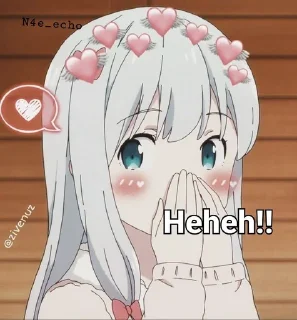 🤭 emoji ANIME STICKER PACK Telegram sticker 6 of 25