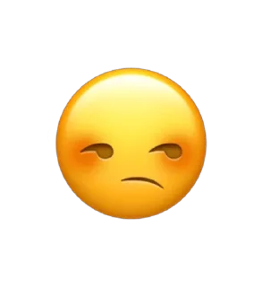 😕 emoji ⍯  𝐞𝐦𝐨𝐣𝐢 ‧໋݊   ⸒↬ @bumbblevil Telegram sticker 10 of 48