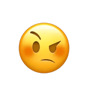 🤨 emoji ⍯  𝐞𝐦𝐨𝐣𝐢 ‧໋݊   ⸒↬ @bumbblevil Telegram sticker 16 of 48