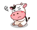 😤 emoji Momo Cow 3 Telegram sticker 6 of 19